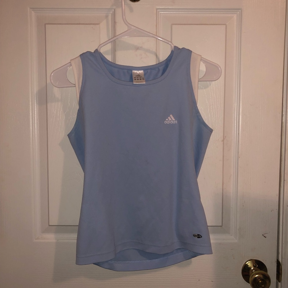 Addis light blue tank top size s